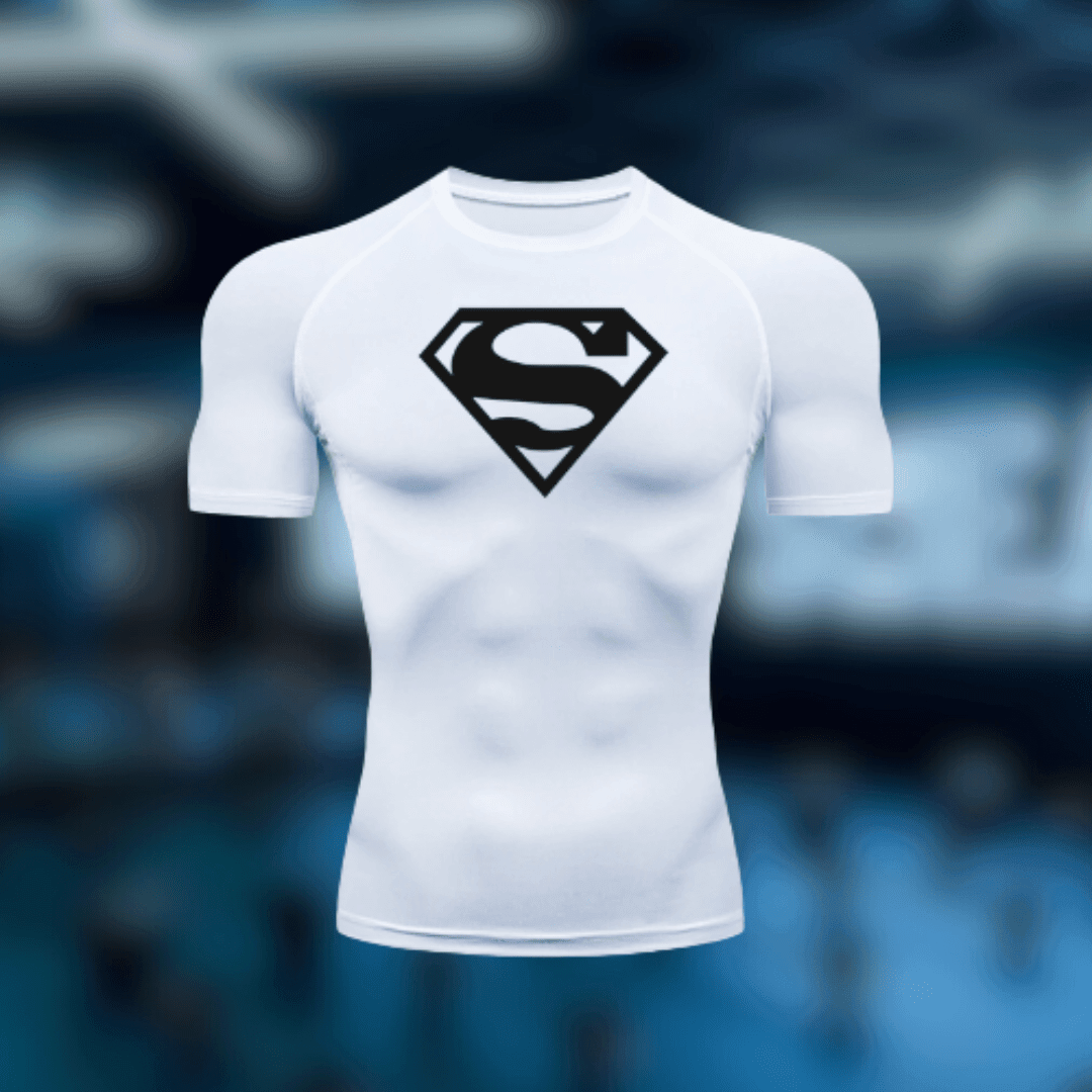 Kryptonite Compression - White Short Sleeve - Trenflex